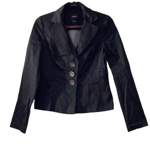 XOXO Black Stripe Blazer